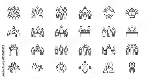 Diverse group of people interacting and working together