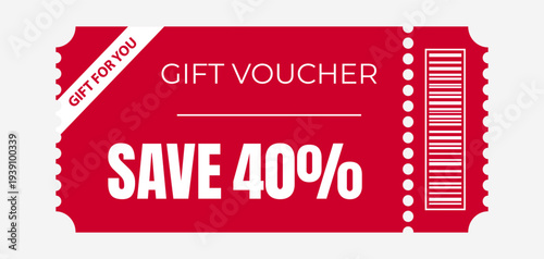 a voucher for a discount in a store