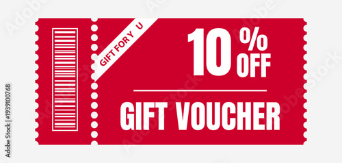 a voucher for a discount in a store
