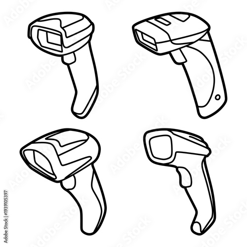 four sales scanners, customizable lines