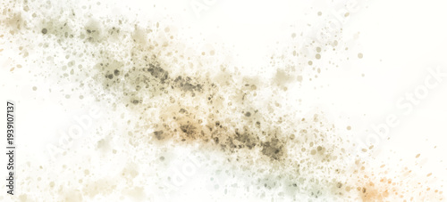 Set of abstract bright orange watercolor water splash on a white background. Vector watercolour texture in salad color. Ink paint brush stain. Bright orange splatters spot. Watercolor pastel splash