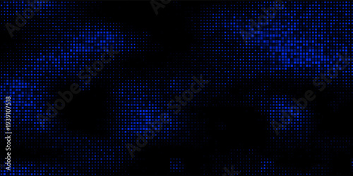 Led screen light background texture with pixel pattern. Digital tv display wall panel in blue, pink and purple gradient. Abstract bright television videowall grid vector design template with circle