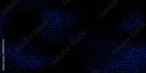Led screen light background texture with pixel pattern. Digital tv display wall panel in blue, pink and purple gradient. Abstract bright television videowall grid vector design template with circle
