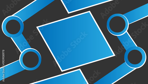 Abstract Blue Technology Network background