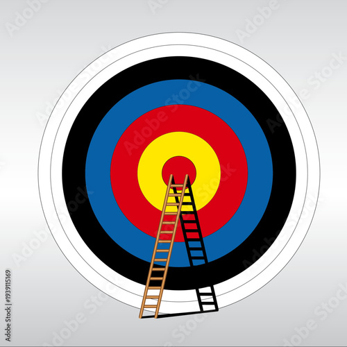 Zielscheibe Leiter 2