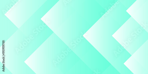 Vector geometric abstract in serene turquoise tones, showcasing clean lines and layered forms, evokes a sense of tranquility and elegance.