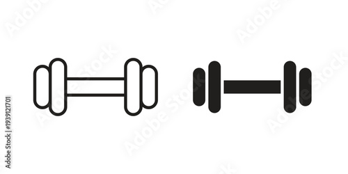 Gym icon symbol set. Icon design vectors
