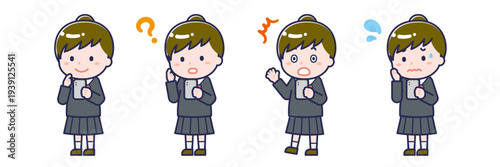 スマートフォンを使う「学生」の女性