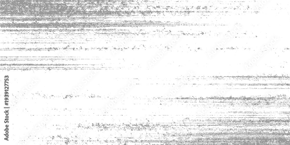 Fototapeta premium Abstract horizontal grey lines and speckles on white background texture