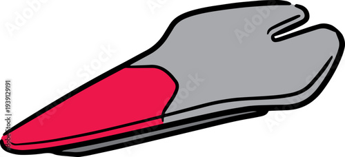 Hand drawn illustration of bicycle saddle
