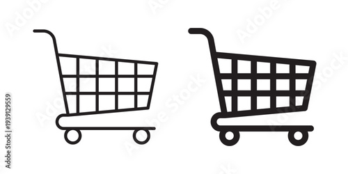 Shopping icon symbol set. Icon design vectors