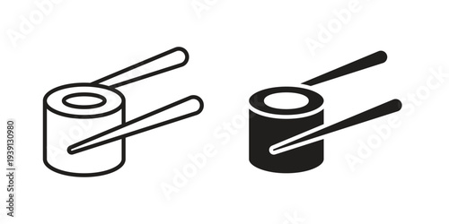 Sushi icon symbol set. Icon design vectors