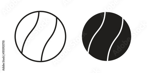 Tennis icon symbol set. Icon design vectors