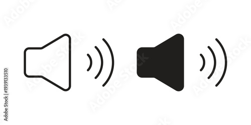 Volume icon symbol set. Icon design vectors
