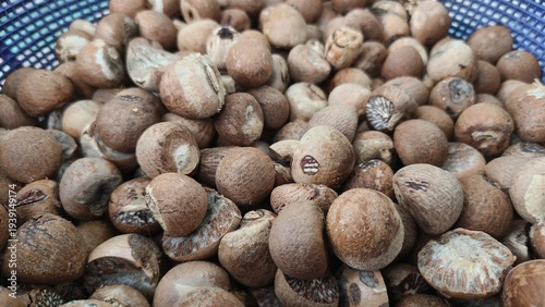 A pile of betel nuts. 