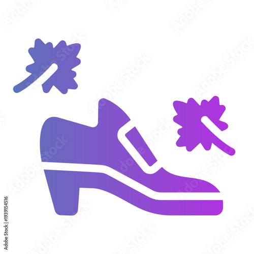 Pilgrim shoes Line Gradient Icon