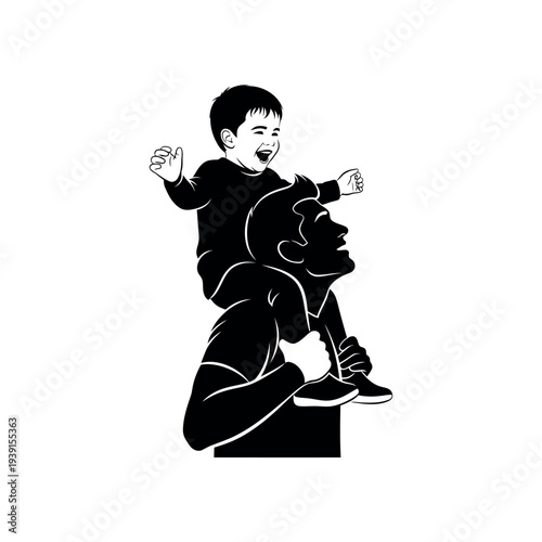 little boy playing with his skateboard