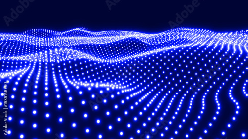 Background with blue lights...