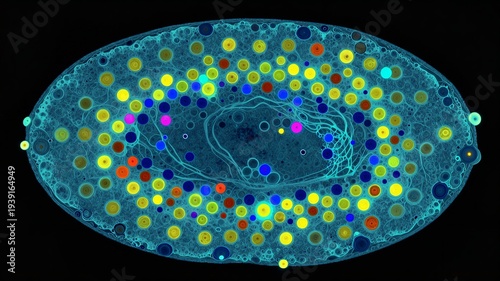 Fluorescently Labeled Tissue Section
