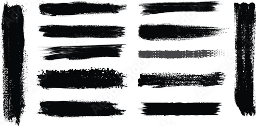Brush stroke patterns and textures
