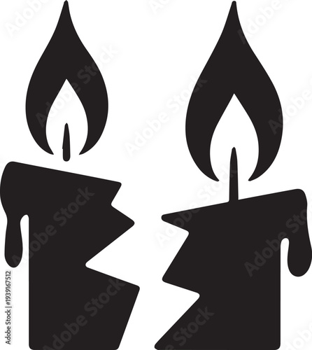 International day of remembrance of the victim of slavery silhouette vector