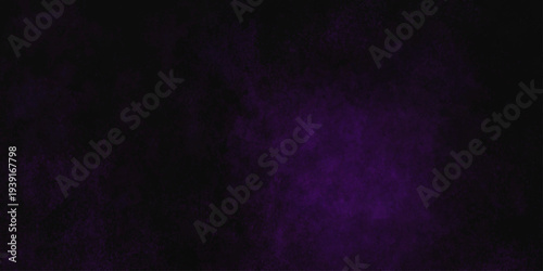 Freeze motion explosion of purple powder dust on a black background. abstract background with a textured gradient effect, suitable for wallpapers or graphic designs. Purple Smoke Cloudscape Texture.