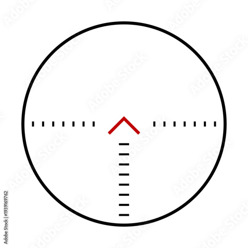 Sniper rifle aim isolated on transparent background. Crosshair target choose destination icon. Aim shoot focus cursor. Bullseye mark targeting. Game aiming sight dot pointer. Vector PNG