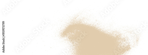 Light beige abstract spray paint blob and texture, modern graphic background