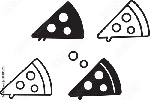Isolated Delicious Pizza Slice Graphic Icon Design, Delicious Pizza Slice Graphic icon, Delicious Pizza Slice Graphic vector, tasty pizza food illustration, fast food menu concept
