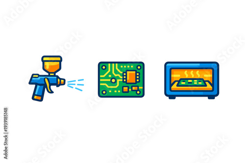 Digital tools for electronics assembly and circuit design processes in
