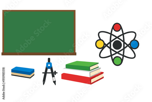 Tools for learning in a classroom setting with books and science