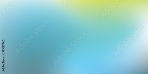 Vector background simple Blue sky with soft green. gradient mash.