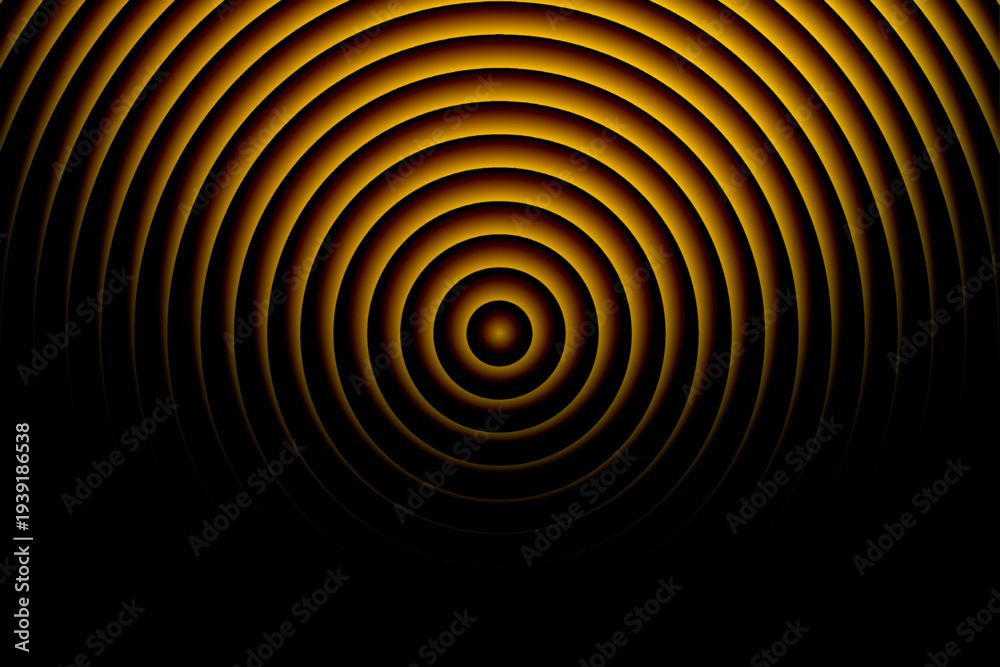 Obraz premium pAPER CUT STYLE Aesthetic and beautiful orange yellow gradation For commercial background and product advertising