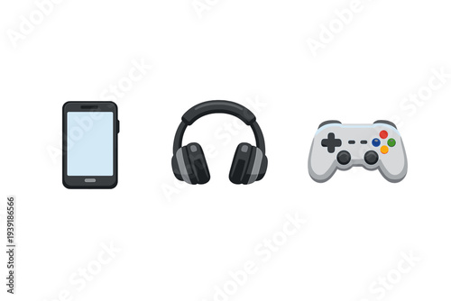 Different devices and accessories for gaming and entertainment