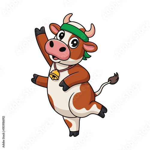 funny cow cartoon