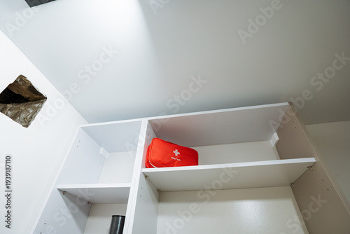 Bild auf Leinwand Contemporary Cabinetry Emphasizing Practicality And Streamlined Organization Today