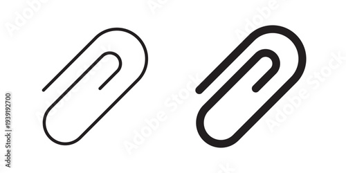 Clip icon vector illustration designs pack. EPS10