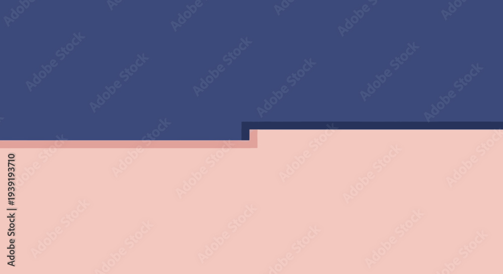 Φωτογραφία Abstract color block composition with a dark figure silhouette
