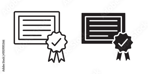 Diploma icon vector illustration designs pack. EPS10