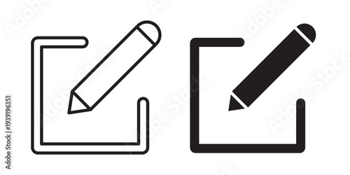 Edit icon vector illustration designs pack. EPS10