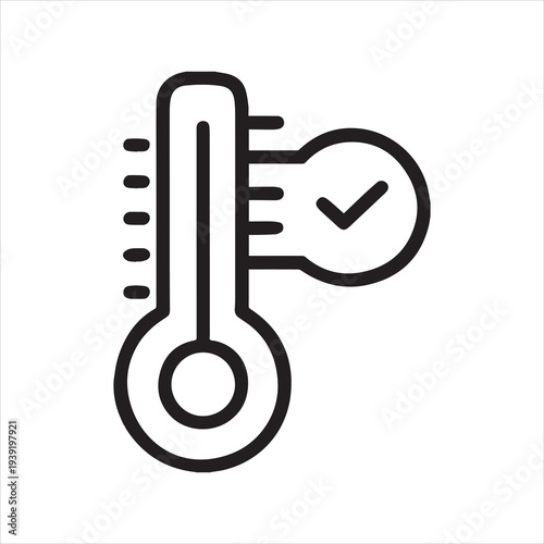 thermometer icon vector illustration