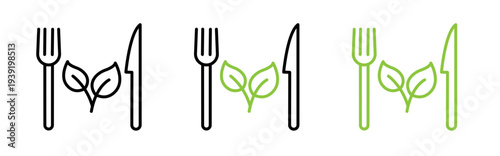 Healthy food icons pack. vector illustrations designs