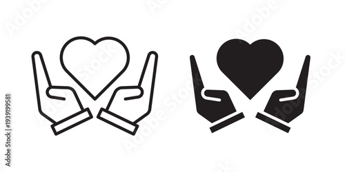Heart Health icon vector illustration designs pack. EPS10