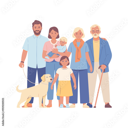 grandparents with grandchildren