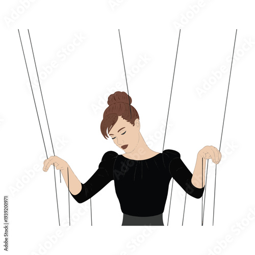 man fishing on a swing