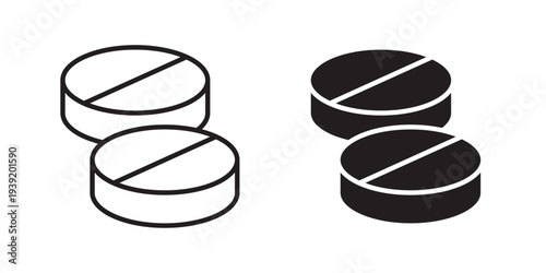 Medicine icon vector illustration designs pack. EPS10