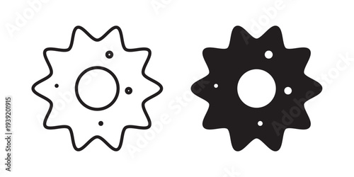 Microorganism icon vector illustration designs pack. EPS10