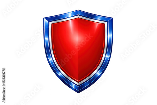 Free Download Red shield protecting, guarding data security and safety, robust defense icon for cybersecurity and antivirus - GFXLoad