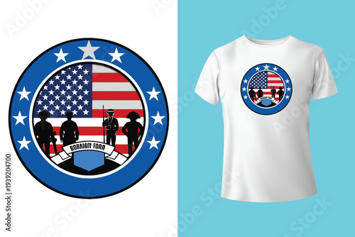 Vet Bod Like A Dad Bod But With More Back Pain Veteran T-shirt Design