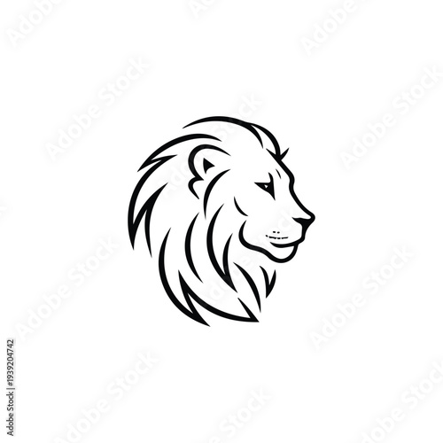 lion head vector